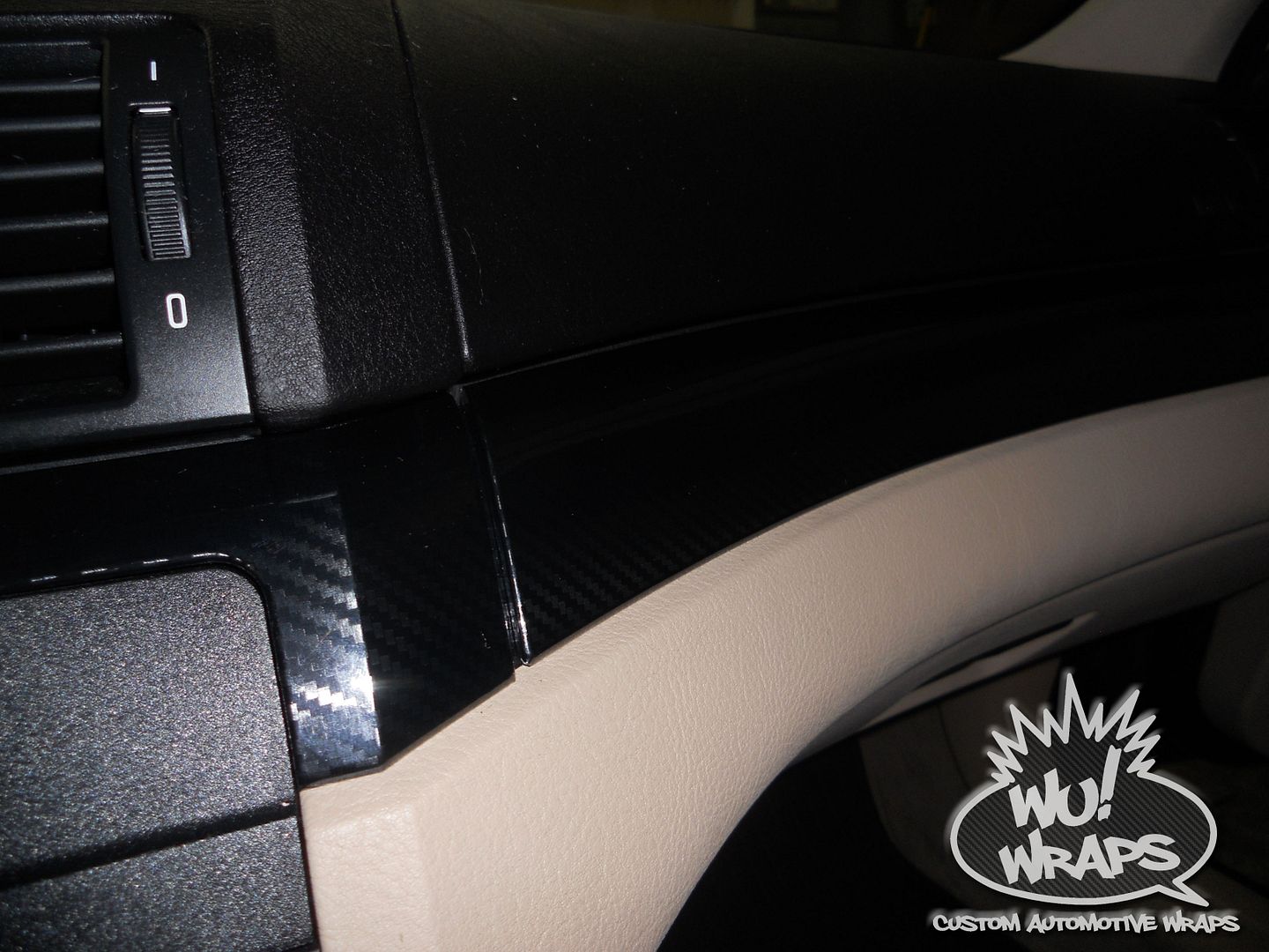 BMW e46 coupe interior trim Avery Supreme Brushed Titanium vinyl wrap Wu! Wraps seatt